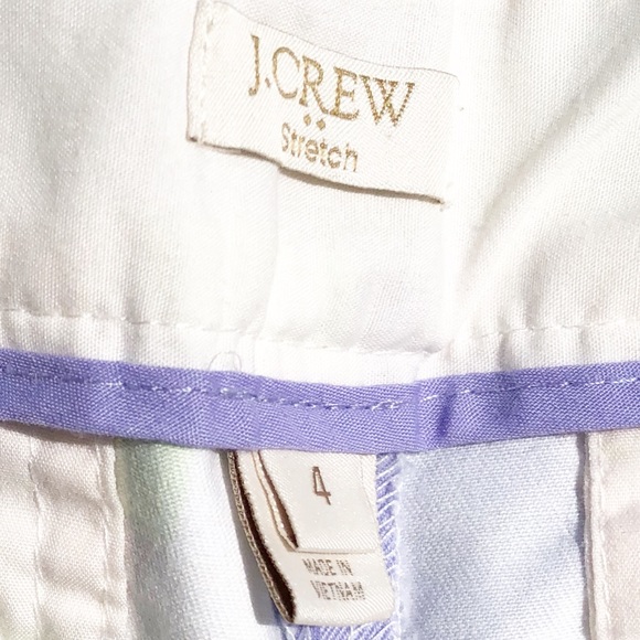 J. Crew Watercolor Floral Cotton Chino Zip Shorts - Picture 6 of 6